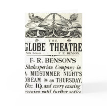 Poster advertising 'A Midsummer Night's Dream' Card