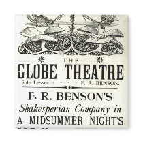 Poster advertising 'A Midsummer Night's Dream' Fridge Magnet