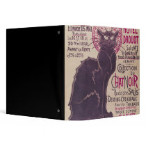 Poster advertising an exhibition vinyl binders
