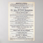 Poster advertising emigrant services