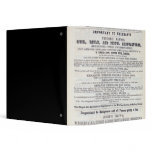 Poster advertising emigrant services binders