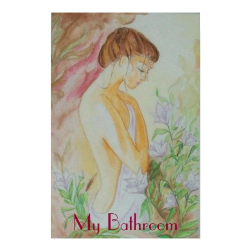 Poster After the bath print