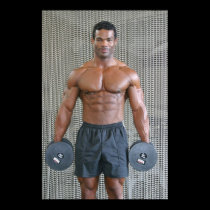 Poster, AM021, Anthony Marmon with Weights posters