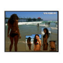 POSTER - Amanda in Huntington Beach posters