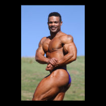 Poster, Anthony Marmon, Side Chest posters