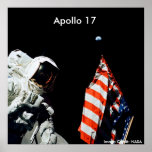 Poster / Apollo 17 / Last Apollo Landing on Moon