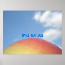 Poster - apple horizon - the apple poster