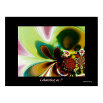 Poster Art Digital Abstract Colouring In II posters