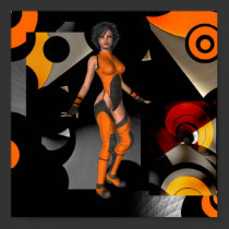 Poster Art Fantasy Space Girl posters by Darling_Gifts Poster Art Fantasy Space Girl posters