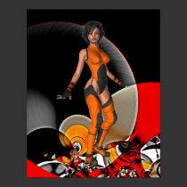 Poster Art Fantasy Space Girl 2 posters by Darling_Gifts Poster Art Fantasy Space Girl 2 posters