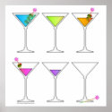 Poster, Art - MARTINIS, Going, Going, Gone posters