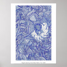 Poster azul
