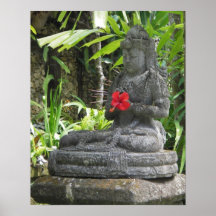 Poster: Bali Statue