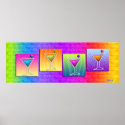 Poster, Banner - Pop Art Martinis posters