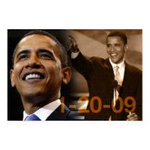 Poster Barack Obama 1-20-09 posters
