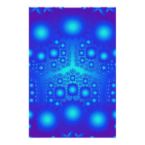 Poster: Blue Fractal: Vector Artwork posters by spiritswitchboard Poster: Blue Fractal: Vector Artwork posters