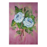 Poster Blue Roses