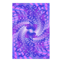 Poster: Blue Spiral Pattern: Vector Drawing posters by spiritswitchboard Poster: Blue Spiral Pattern: Vector Drawing posters