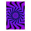 Poster: Blue Spiral Pattern: Vector Drawing posters