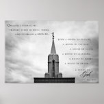 Poster - Bountiful Utah LDS Temple 2 posters