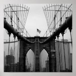 POSTER: Brooklyn Bridge, New York City