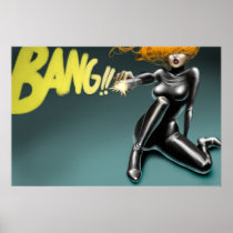 POSTER/CANVAS PRINT ·  My baby shot me down posters