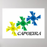 poster capoeira martial arts print