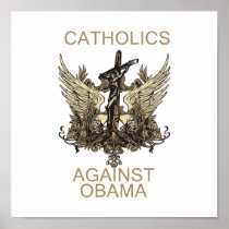 Poster: Catholics Against Obama