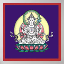POSTER Chenrezig / Avalokiteshvara - from $14.25