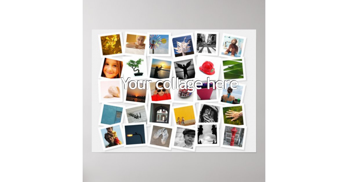 Poster Collage Zazzle
