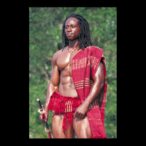 Poster, David Adomah as "The Afrikan" posters
