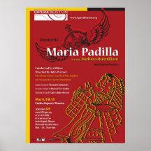 Poster de la demostración de Maria Padilla, mayo d