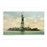 Poster de la libertad del vintage "estatua". Nueva Tarjetas Postales