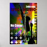 Poster de la música en directo