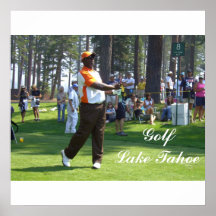 Poster de Tahoe del golf "Golfing en la colección 