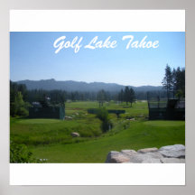 Poster de Tahoe del golf "Golfing en la colección 