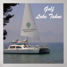 Poster de Tahoe del golf "Golfing en la colección 