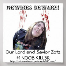 Poster de Zotz N00B13 K1LL3R