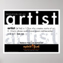 Poster Definition - Artist posters