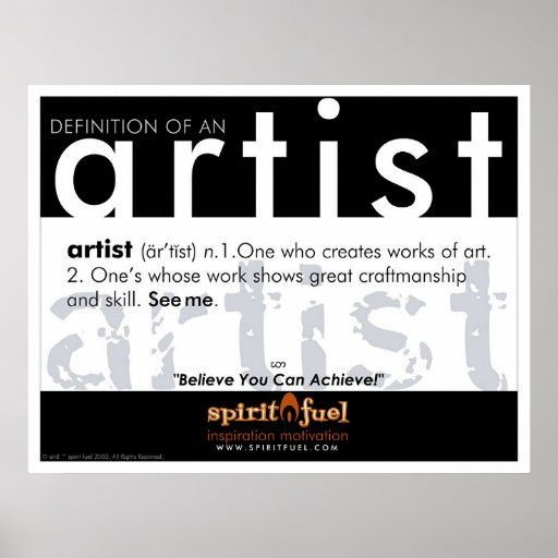 poster-definition-artist-zazzle