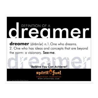 Poster Definition - Dreamer print