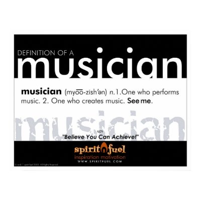Poster Definition - Musician by spiritfuel