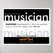 Poster Definition - Musician posters