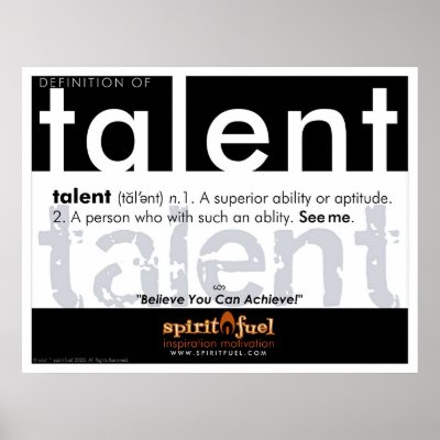 Poster Definition - Talent by spiritfuel