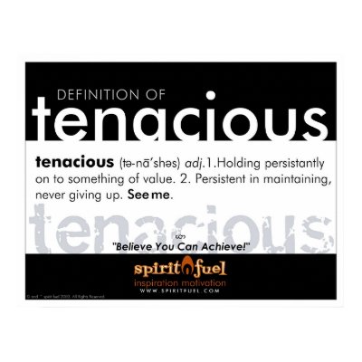 Poster Definition - Tenacious by spiritfuel