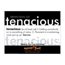 Poster Definition - Tenacious posters