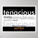 Poster Definition - Tenacious posters
