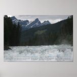 Poster del calendario de los Rapids 2012 del río d