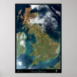 Poster del satélite de Gran Bretaña