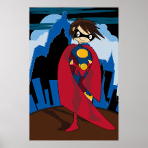 Poster del super héroe